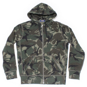 訳有 ポロ ラルフローレン M カモフラージュ スウェット パーカ POLO RALPH LAUREN CAMO SWEAT PARKA 迷彩 ラルフ フーディ RL フード カモ