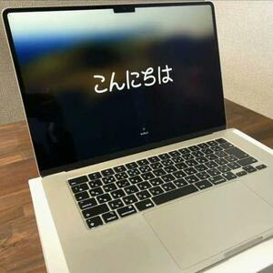 【極美品】Macbook Air M2 2023 マックブック エア 15インチ 16GB/256GB スターライト 