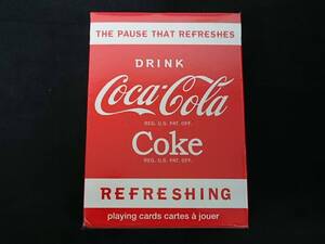 【G522】BICYCLE　Coca Cola　コカ・コーラ　REFRESHING　PLAYING CARDS　未開封　激レア　デック　トランプ　カード　マジック　手品