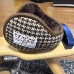 Harris Tweed チェック柄 イヤーマフ