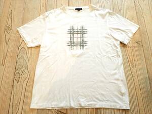 【BURBERRY バーバリー】メンズTシャツsize(L)定番チェックプリント☆正規品☆