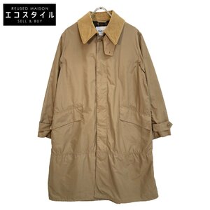 Barbour バブアー ベージュ SINGLE BREASTED COAT カーキ 38 コート ポリエステル メンズ 中古