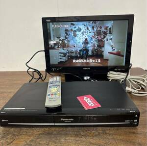 Y318★ Panasonic DMR-XW120 DVD/HDDレコーダー リモコン　B-CAS