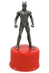 中古ペットボトルキャップ 12.仮面ライダーBLACK RX (シルバーブロンズモデル)「仮面ライダーボトルキャップ」 セブンイレブ