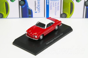 京商 1/64 フォルクスワーゲン カルマンギア レッド フォルクスワーゲン ミニカーコレクション2 Kyosho 1/64 Volkswagen Karmann Ghia red