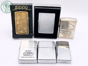 AL0604507　★ ZIPPO ジッポー ジッポ ライター 6点 まとめ売りWIND-PROOF アメリカンクラシック 他 喫煙グッズ 着火未確認 ジャンク