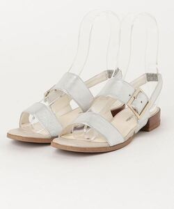 「ODETTE E ODILE」 フラットサンダル 35 シルバー レディース