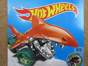 Hot Wheels Shark Bite 2016 New Model Street Beasts 8/10 シャークバイト ストリートビースト 噛みつきギミック ラリー ウッド