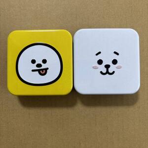 BT21 チョコスクエア缶 RJ CHIMMY ジン ジミン BTS