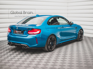 BMW M2 F87 サイド スカート ディフューザー V2 / バンパー トリム アンダー カバー カナード エアロ