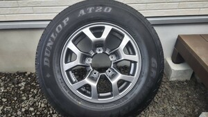 スズキ JB74 ジムニー シエラ 純正 タイヤ アルミホイール 1本 送料込み！！ 195/80R15 美品 少走行 2024年12 週 ⑤