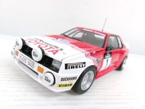 プラッツ・ビーマックス ? 1/24 トヨタ セリカ TA64 ラリー プラモデル 完成品 (4122-785)