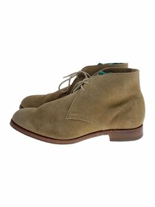 CROCKETT&JONES◆チャッカブーツ/UK6.5/BEG/スウェード