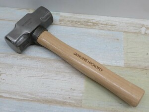 全長29.0㎝/重量1.5㎏★GENUINE HICKORY WORKPRO 3LB 両口ハンマー DIY 工具 USED 95869★！！