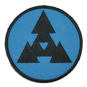 アイロンワッペン・パッチ アメリカ軍 第3輸送部隊章・ロジスティックコマンドブルー 部隊章・階級章