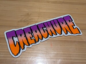 NEW CREACHURE クリーチャー ステッカー ハードコア スケートボード デッキ や ヘルメット などに！ (まとめ買いOK)