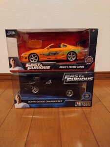 ワイルドスピード スープラ ダッジ ブライアン ドム ダイキャスト Jada SUPRA dodge charger r/t fast furious