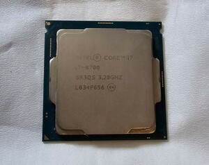 Intel i7-8700 SR3QS 3.20GHz インテル デスクトップ CPU