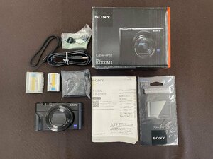 【中古品】SONY ソニー Cyber shot DSC-RA100M3 ブラック コンパクトデジタルカメラ 通電確認のみ RA-02