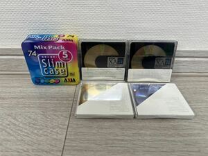 【未使用品】MD まとめ売り AXIA Mix Pack 74 TDK XA74 計9枚組 ミニディスク ビクター 音楽録音用 オーディオ 富士写真フィルム 日本製