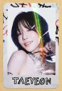 GOT The Beat 少女時代 テヨン TAEYEON 白枠 SM&Store 公式グッズ MD ランダム トレカ Stamp On It CD 韓国盤 アルバム photocard