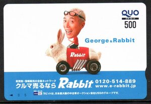 所ジョージ Rabbit クオカード