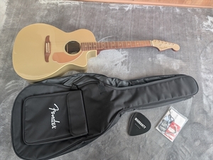 Fender Newporter Player Champagne 中古美品 アコギ エレアコ