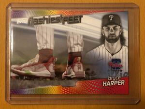 2022 Topps MLB Series 1 - Flashiest Feet #FF-2 Bryce Harper Phillies 