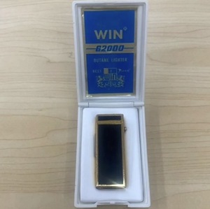 【ブランドライター】WIN 　G-2000　BUTANE LIGHTER　ウィン　ライター　ゴールド　金　アンティーク　