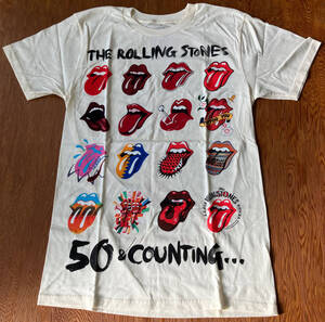 ★THE ROLLING STONES：50 & COUNTING… 2013 Tour Tシャツ (White)★