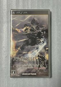 【未開封品】 PSP アーマード・コア ラストレイヴン ポータブル ARMORED CORE LAST RAVEN PS プレステ プレイステーション カセット