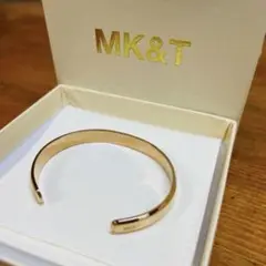 MK&T　オーセンティック　バングル　ローズゴールド ステンレス