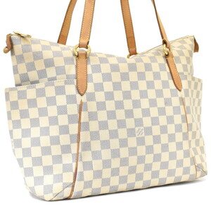 1円 ◆定価17万 LOUIS VUITTON ルイヴィトン トートバッグ トータリーMM N51262 ダミエアズール アイボリー◆E.Csr.tI-26