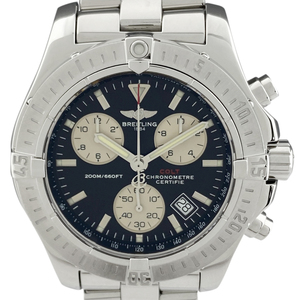 ブライトリング BREITLING コルト A73380 腕時計 SS クォーツ ブラック メンズ 【中古】