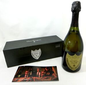 1000円スタート 酒 Champagne Dom Perignon vintage 1999 750ml 12.5％ シャンパン ドンペリ 果実酒 未開栓 箱付 10 酒U511