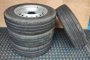 175/75R15 (103/101N LT) BRIDGESTONE【2020年】(スチール) 15X5J ET30(実測) 6H/139.7 4本セット！ダイナ、トヨエース