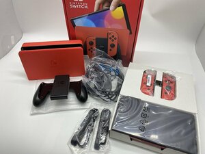 ■超綺麗【任天堂 Nintendo Switch（有機ELモデル）ニンテンドースイッチ マリオレッド 64GBメモリー HEG-S-RAAAA 保証書付き】SH-18450