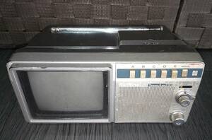 昭和 レトロ　ナショナル 白黒テレビ　81年製　TR-4031　National TransAm SXテレビ　ジャンク