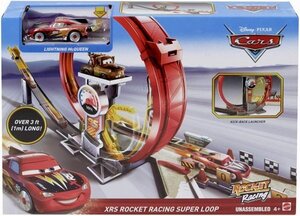 マテル カーズ XRS ロケットレーシング スーパーループ プレイセット ミニカー MATTEL CARS XRS ROCKET RACING SUPER LOOP ピクサー