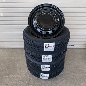 《ネオキャロ》◆ブリヂストン　ニューノ◆155/65R14◆NBOXタントムーヴワゴンRラパンアルトデイズトコットスペーシア　ブラック