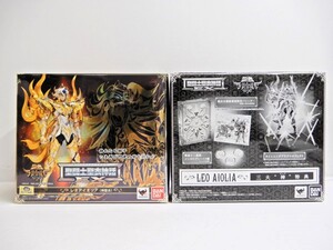 065Z396★【未開封品】BANDAI/バンダイ 聖闘士聖衣神話EX/セイントクロスマイスEX レオアイオリア (神聖衣) + 三大"神"特典 セット