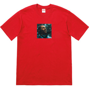 希少★新品本物【赤★L】★Marvin Gaye Tee box マービンゲイ ボックス フォトT 正規店購入 シュプリーム 限定品 入手困難 Supreme 2018A/W