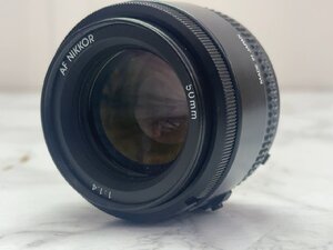 ♪【Nikon ニコン AF NIKKOR 50mm F1.4 単焦点レンズ オートフォーカス ニッコール カメラレンズ 一眼カメラ用　】OK18707