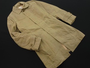 MEN’S BIGI メンズビギ SPILLO&FILO 中綿 ステンカラー コート sizeM/ベージュ ◆■ ☆ ejc9 メンズ