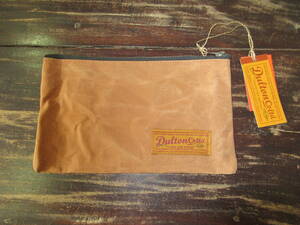 ★DULTON (ダルトン) ワックス キャンバス ツール ポーチ Sサイズ キャメル WAX CANVAS TOOL POUCH★無骨