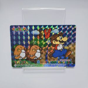 ●スーパーマリオワールドカード●マリオうんどうかい マリオVSチョロプー 1993 任天堂 中古品 used おもちゃゲームシリーズ k-99561-1