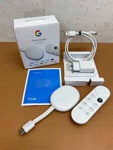 I★ 初期化済 Google Chromecast クロームキャスト グーグル TV GA01919-FR ホワイト 中古