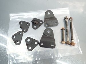 β241216-1 カワサキ エストレヤ RS ESTRELLA BJ250A (H12年式) 純正 エンジンハンガー マウント 5点 曲り無し！