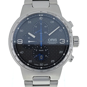 オリス ORIS 01 774 7717 4154-07 8 24 50 ウィリアムズ F-1チーム クロノグラフ デイト 自動巻き メンズ 良品 箱・保証書付き O#134780