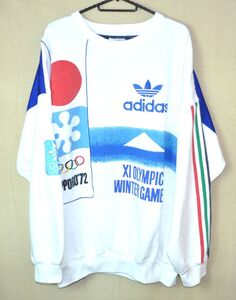 adidas (アディダス) 1972年 札幌オリンピック 80s スウェット トレーナー 【冬季 五輪 ヴィンテージ vintage グルノーブル フランス】